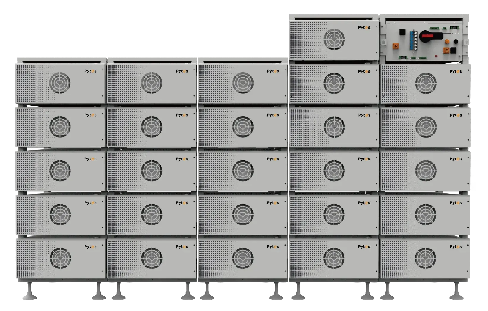 Armoires &agrave; batteries Pytes HV48300 MAX vs armoires &agrave; batteries traditionnelles